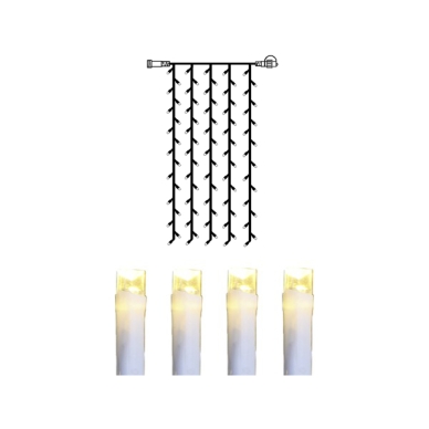 Star Trading ljusgardin System Decor 1x2m