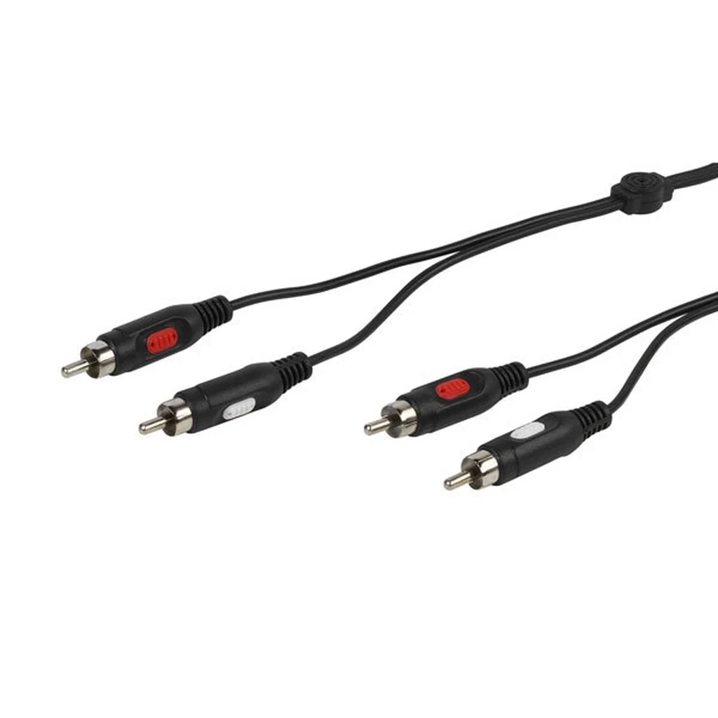 Vivanco Audiokabel, 2xRCA hane - 2xRCA hane, 2.5m