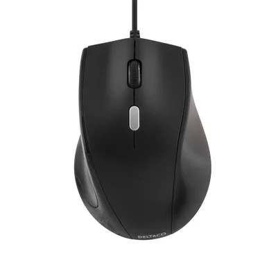 Deltaco optisk mus, 3 knappar med scroll, USB Deltaco optisk mus, 3 knappar med scroll, USB