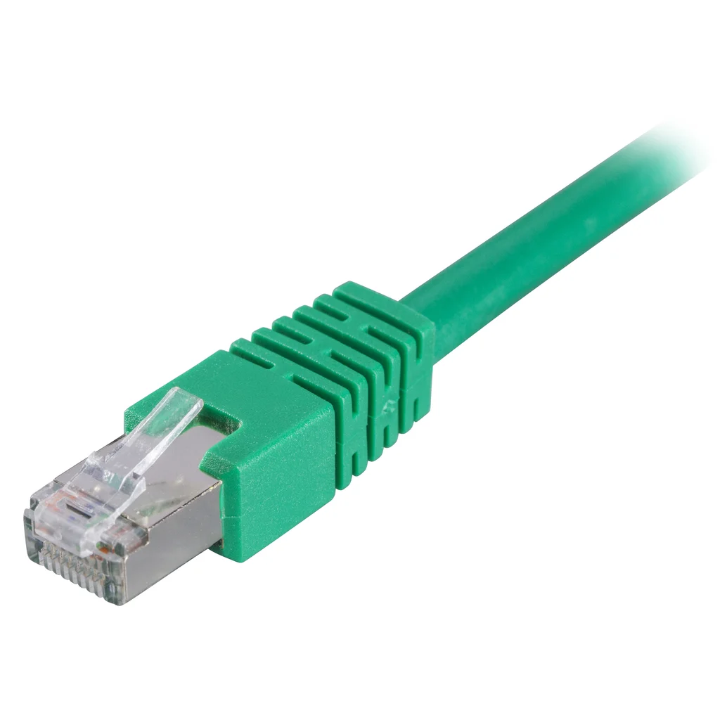 DELTACO U/UTP Cat6 patchkabel 1 m, grön