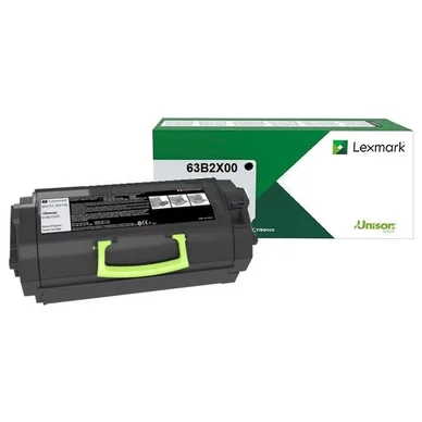 Lexmark MX717/MX718 toner sort extra HY (Return) 45k 63B2X00 Modsvarer: N/A