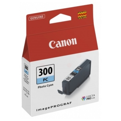 Canon Canon PFI-300 PC Mustepatruuna vaalea cyan