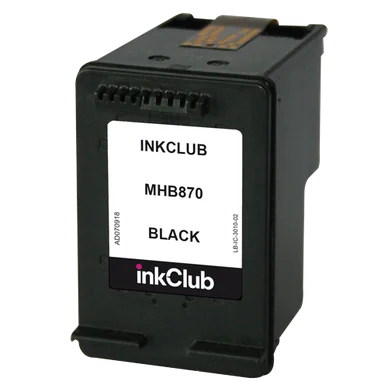 inkClub Blækpatron, erstatter HP 302, sort, 190 sider MHB870-V2 Modsvarer: F6U66AE