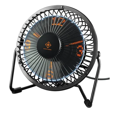 DELTACO Deltaco Gaming ‑pöytätuuletin, jossa kello, USB, musta 7333048037459 Vastaa: N/A