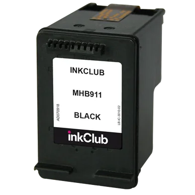 inkClub Blækpatron, erstatter HP 62, sort, 200 sider MHB911 Modsvarer: C2P04AE