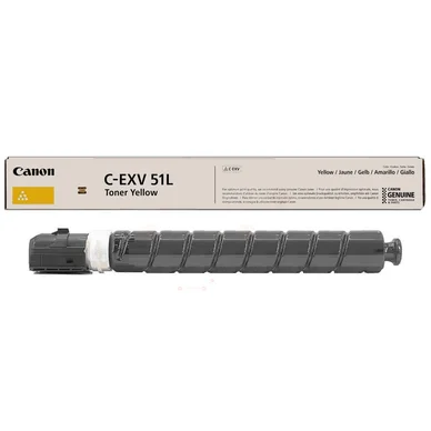 Canon Canon C-EXV 51 L Y Tonerkassette Gul C-EXV51LY Modsvarer: N/A billede