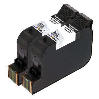 inkClub Blækpatron sort 930 sider, 2 stk pakning MHB012-2 Modsvarer: 51645A