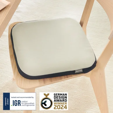 Leitz Ergo Cosy Aktiv Wobble-kudde Tyg ljusgrå
