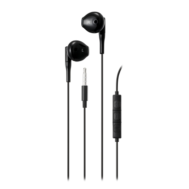 Streetz Streetz E130 Semi-in-ear hovedtelefoner, 3.5 mm, mic, sort E130-BLK Modsvarer: N/A