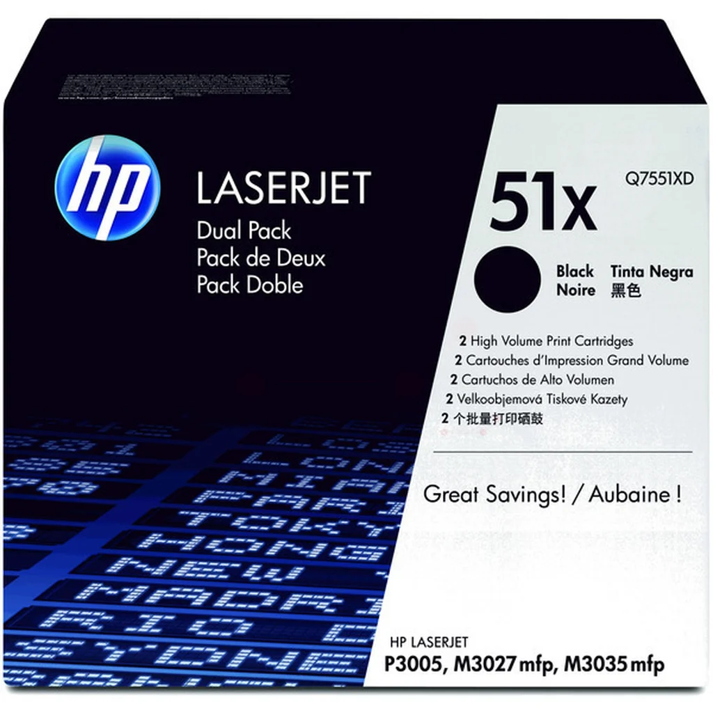 HP 51XD Tonerkassett Svart