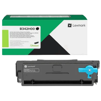 Lexmark Tonerkassette sort, 1.500 sider B342000 Modsvarer: N/A billede