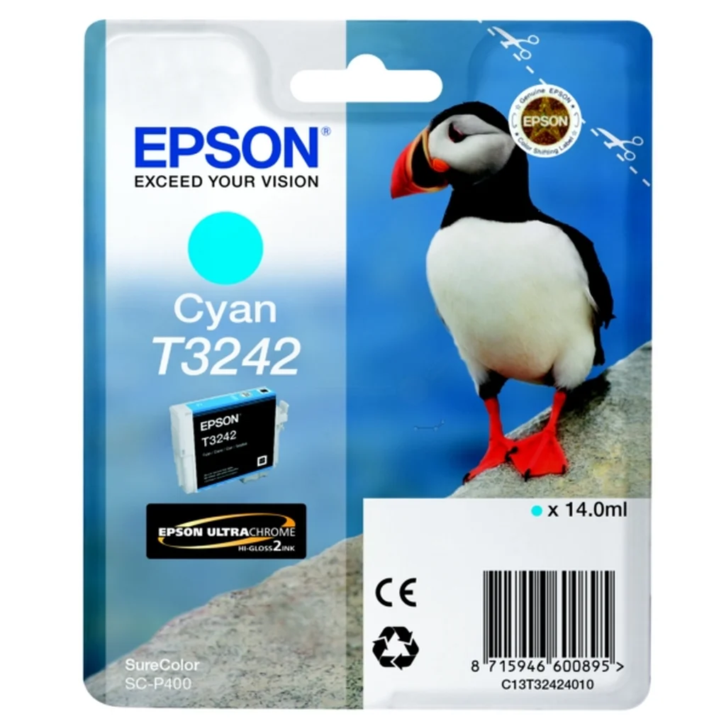 Epson T3242 Bläckpatron Cyan