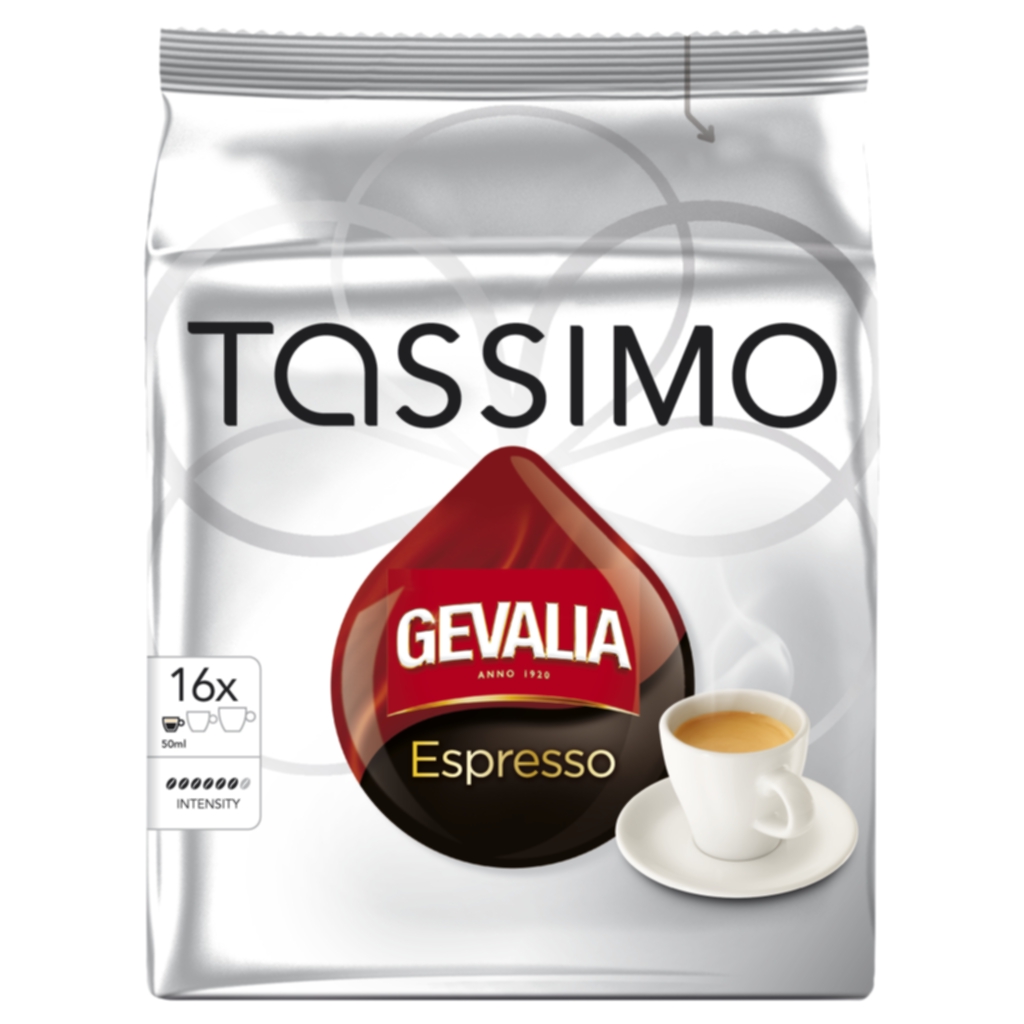 Bilde av Tassimo Gevalia Tassimo Espresso Kaffekapsler, 16 Stk. 7622300456283 Tilsvarer: N/a