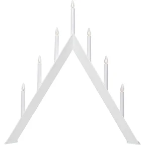 Ljusstake Arrow Vit 60cm