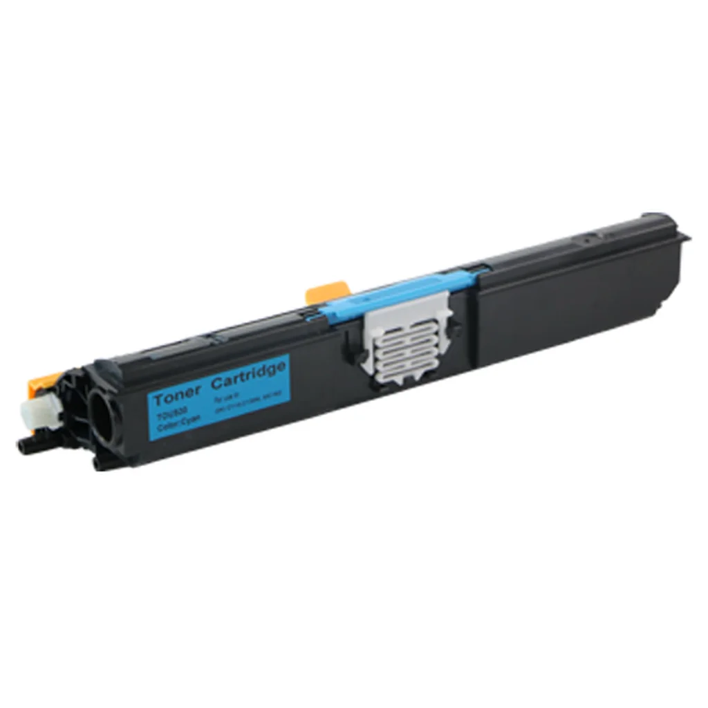 Tonerkassett, ersätter Oki 44250723, cyan, 2.500 sidor