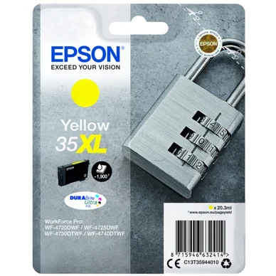 Epson Epson 35XL Mustepatruuna Keltainen T3594 Vastaa: N/A