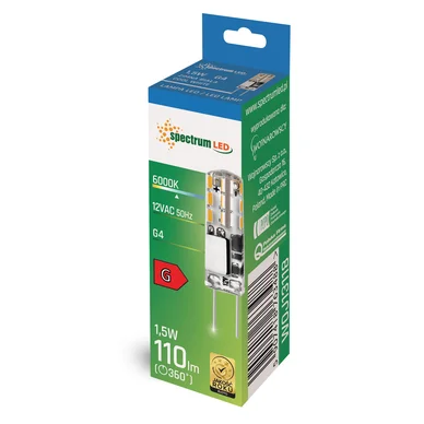 LED Stiftlampa G4 1,5W 6000K 110 lumen