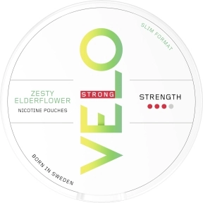 Velo Zesty Elderflower Strong Slim