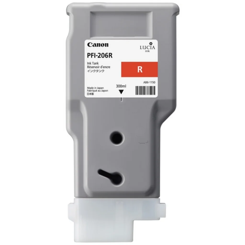 Canon PFI-206 R Bläckpatron Röd