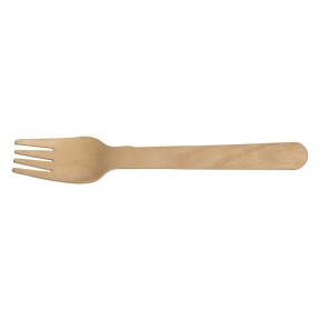 Bestick Gaffel vaxat trä 16cm 100/fp