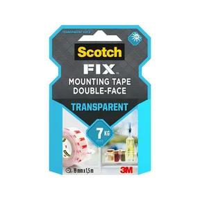 Scotch-Fix Transparent monteringstejp 19mmx1,5m