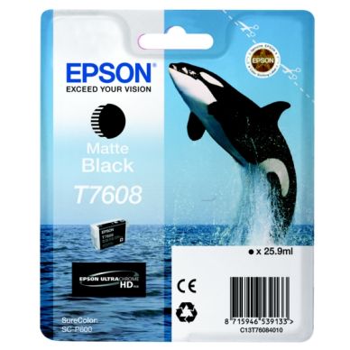 Epson Epson T7608 Blækpatron Mattsort T7608