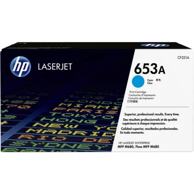 HP HP 653A Tonerkassette Cyan CF321A Modsvarer: N/A billede