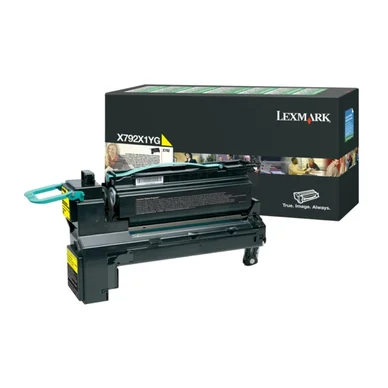 Lexmark Tonerkassette gul 20.000 sider X792X1YG Modsvarer: N/A