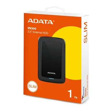 1TB HV300 Slim External Hard Drive, 2.5, Black