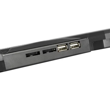 Deltaco Gaming Laptopkylare, svart/orange Deltaco Gaming Laptopkylare, svart/orange