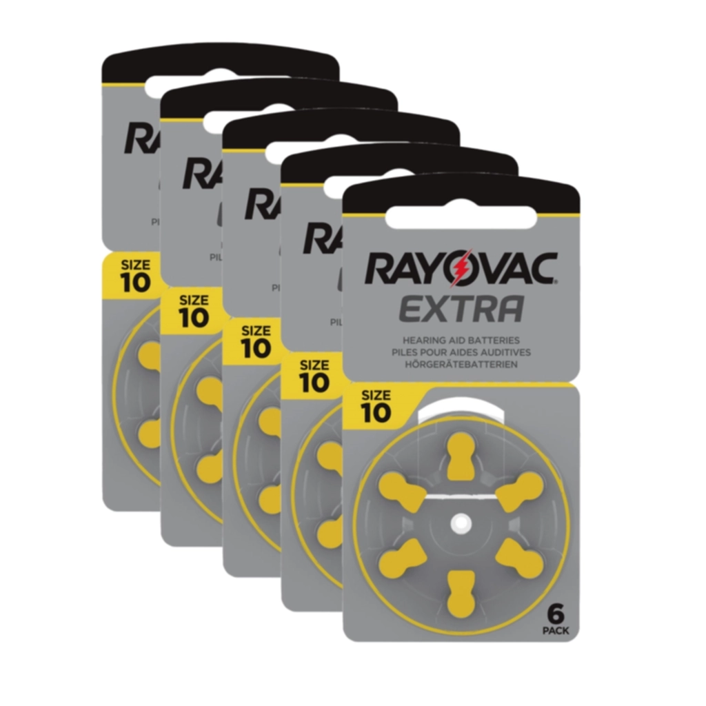 RAYOVAC Rayovac Extra Advanced ACT 10 gul 5-pakk Batterier og ladere,Batterier til høreapparat