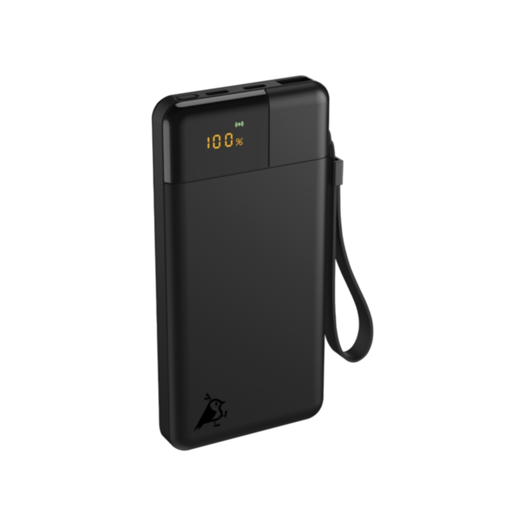 Aqiila Powerbird B10 - 20W - Nødlader - Svart - 10000 mAh