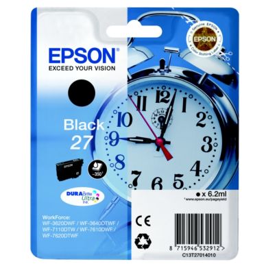 Epson Epson 27 Blækpatron sort T2701 Modsvarer: N/A
