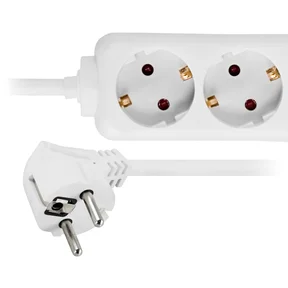 DELTACO grenuttag 3xCEE 7/4 1xCEE 7/7 1,5m vit