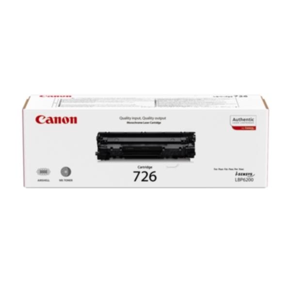 Canon Canon 726 Tonerkassett Svart 3483B002 Tilsvarer: N/A