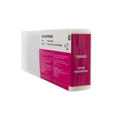 WL Blækpatron magenta, erstatter Epson T8043 0T08043 Modsvarer: T8043