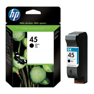 HP HP 45 Blækpatron sort, 930 sider 51645A Modsvarer: N/A
