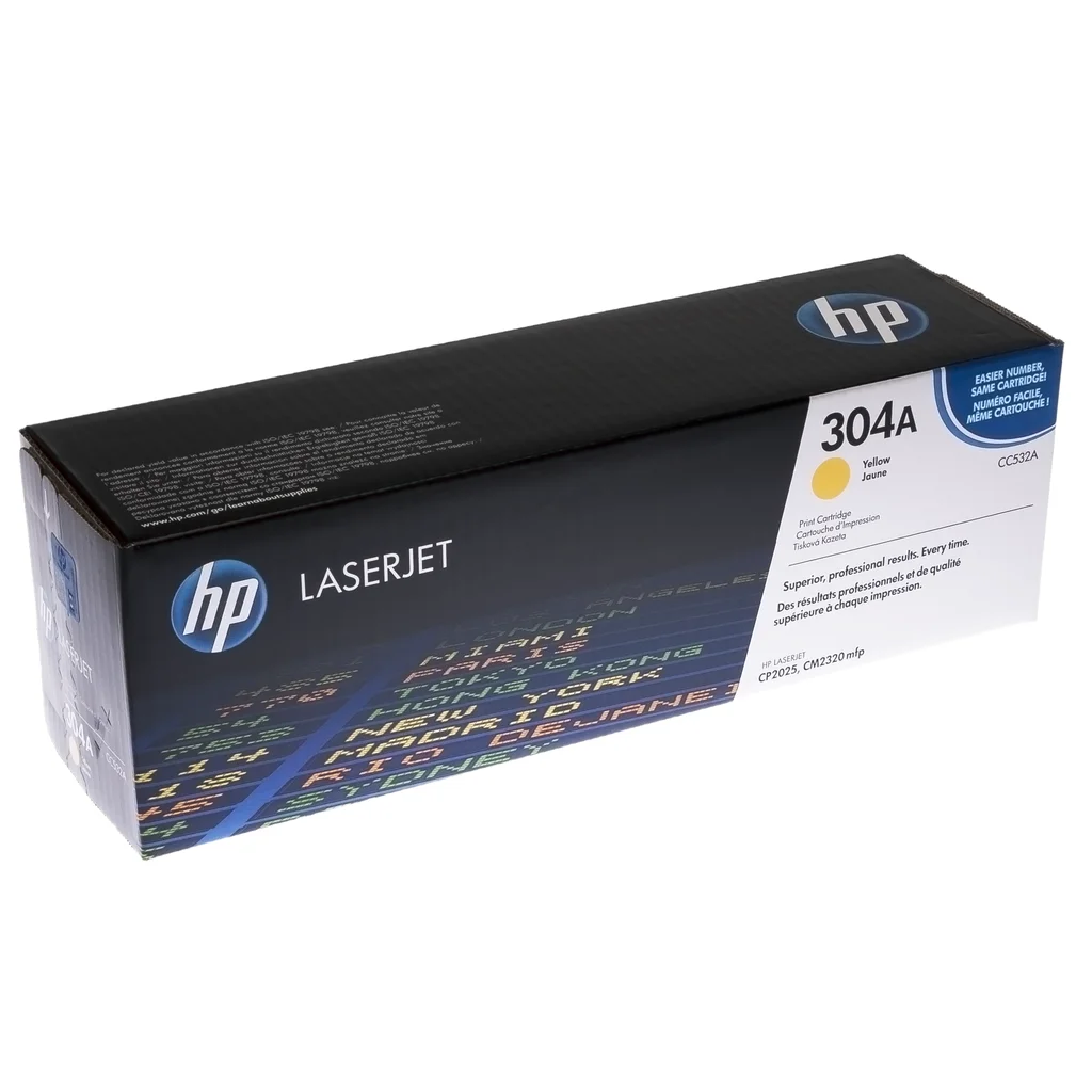 HP 304A Tonerkassett Gul