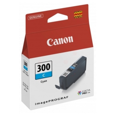 Canon Canon PFI-300 C Mustepatruuna Cyan, CANON