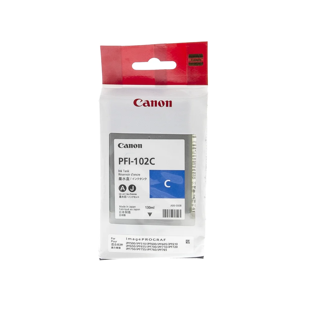 Canon PFI-102 C Bläckpatron Cyan
