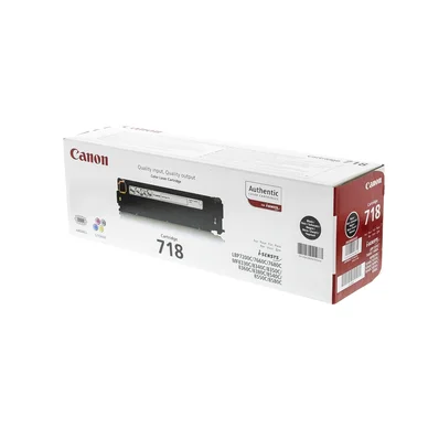 CANON 718BK Tonerkassett Svart