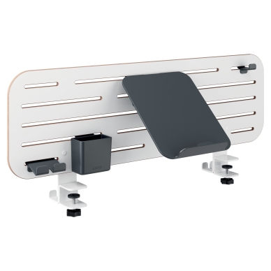 Leitz Ergo pegboard organiseringstavle til skrivebordet med laptop holder, 80x25 cm