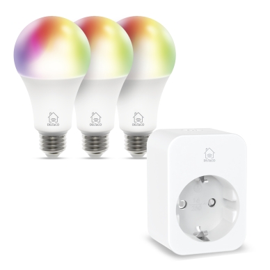 DELTACO Deltaco Smart Home Belysningssæt E27 SH-LIGHTKIT-E27 Modsvarer: N/A