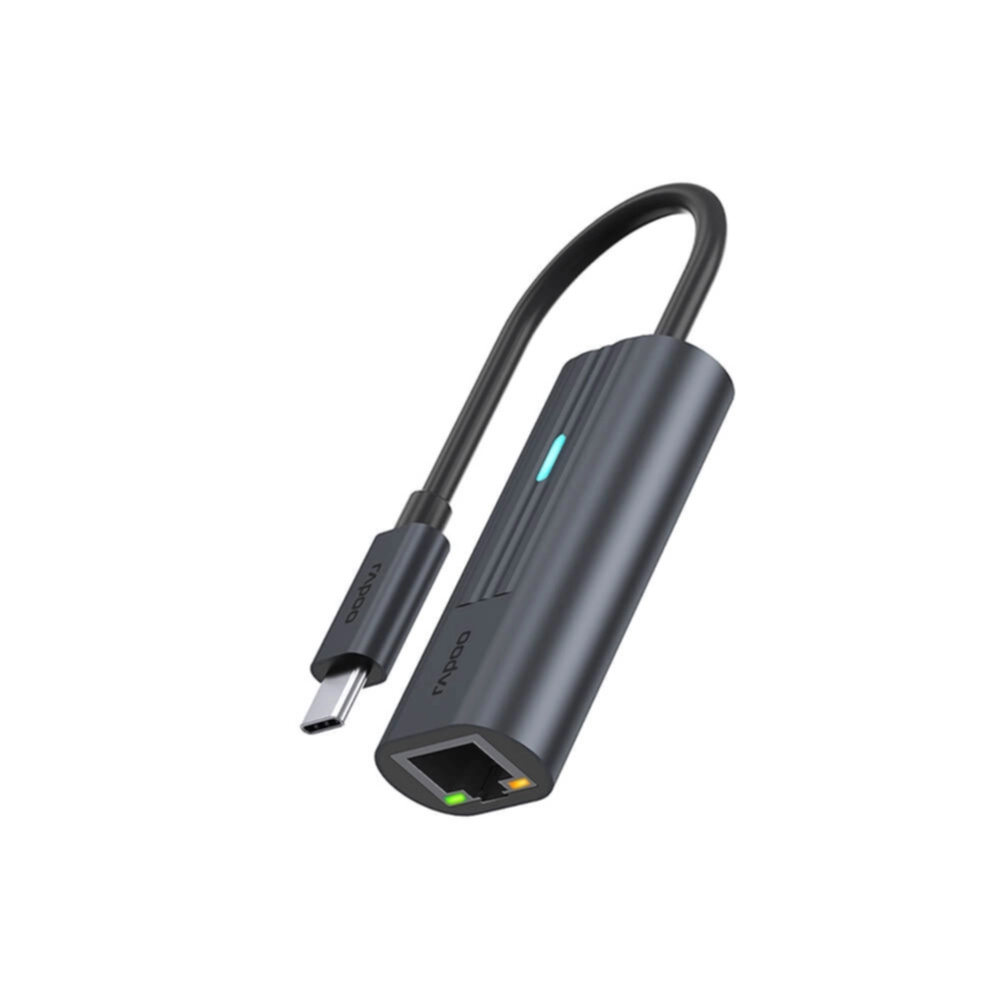 Rapoo Adapter USB-C UCA-1006 USB-C til Gigabit LAN Adaptere og omformere,Elektronikk
