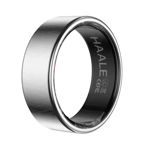 HAALE II Smart Ring - Brushed Silver 8