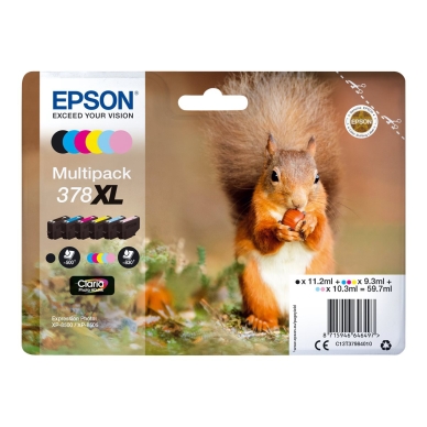 Epson T3798 Bläckpatron MultiPack XL Bk,C,M,Y,LC,LM
