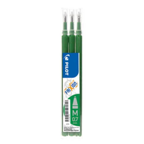 PILOT Refill 3-pakning FriXion Utviskbart blekk 0,7 grønn 356087 Tilsvarer: N/A