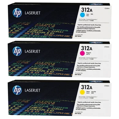 HP HP 312A Värikasetti 3-pack C/M/Y CF440AM Vastaa: N/A