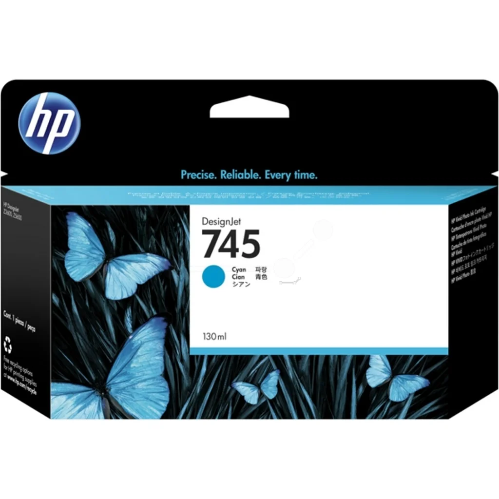 HP 745 Bläckpatron Cyan