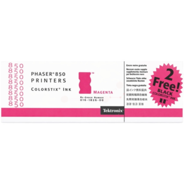 Färgstix 5 st magenta + 2 st svart 5.900 sidor